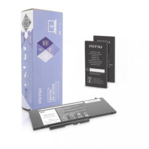Battery for Dell Latitude E5470, E5570 6000 mAh (46 Wh) 7.4 - 7.6 Volt