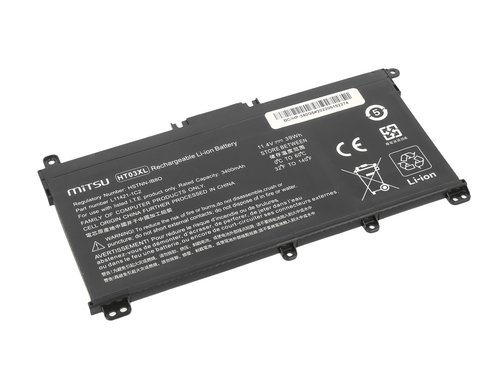 Battery for HP 240 250 G7 G8, 340 348 G5 G7 3400 mAh (39 Wh) 11.4 Volt - Image 2