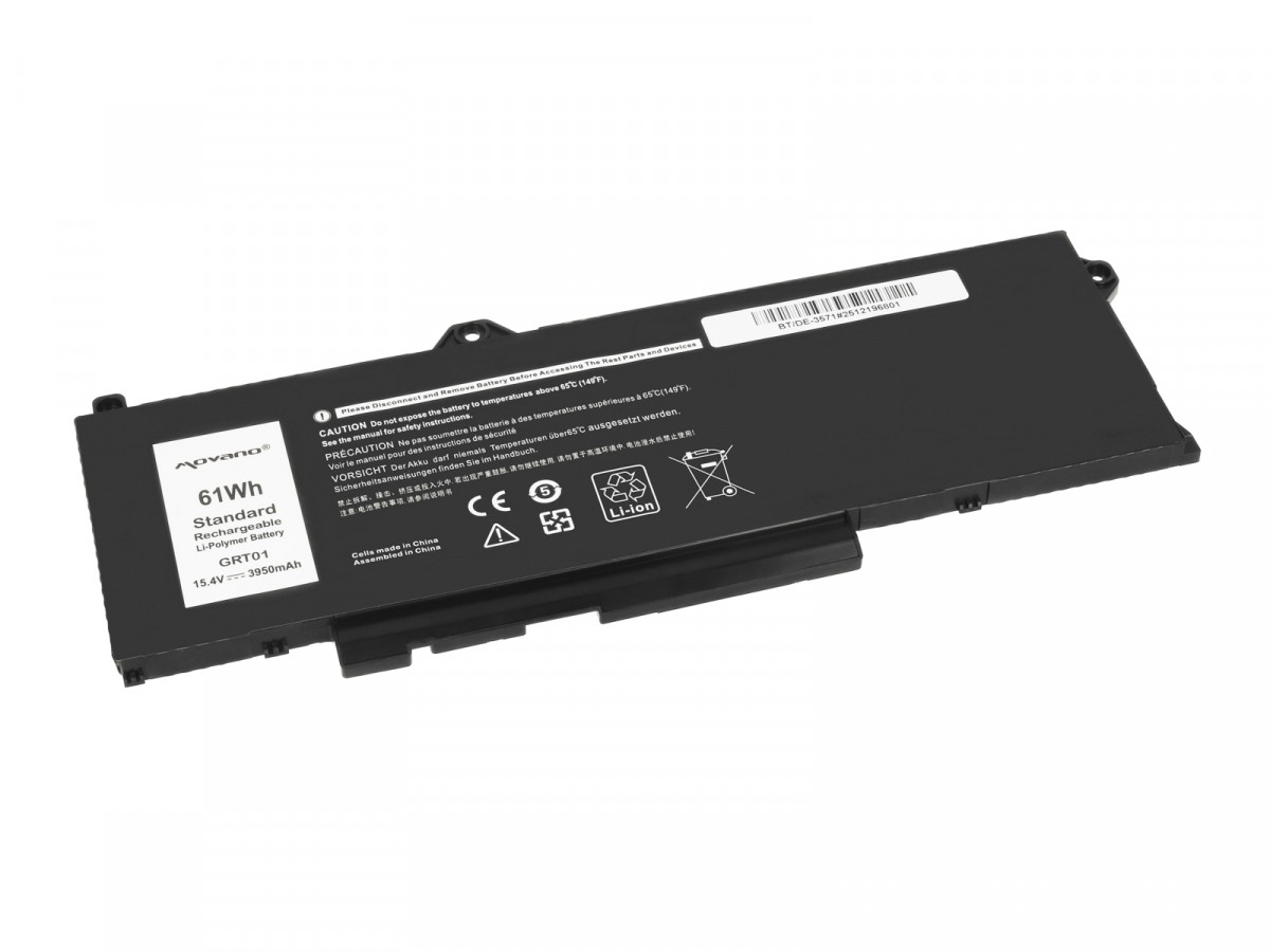 Battery GRT01 for Dell Latitude 5421 5521 5531 Precision 3470 3561 3571 3581 - 3950 mAh (61 Wh) - Image 2