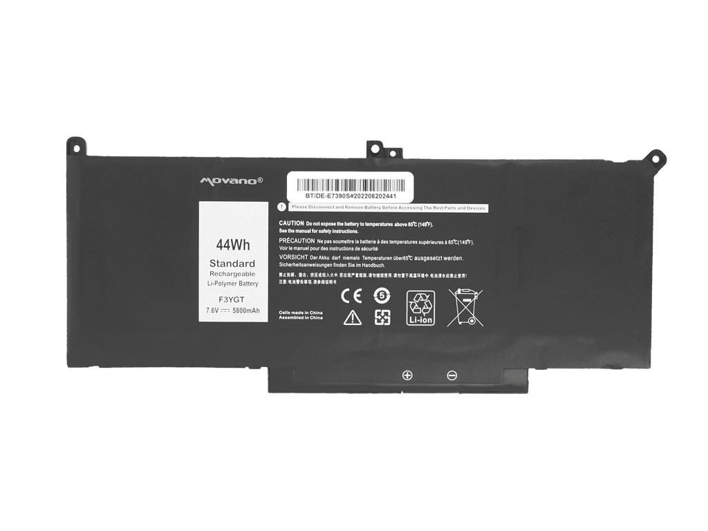 Battery MYJ96 for Dell Latitude 7290 7390 7490 - 5800 mAh (44 Wh) - Image 5