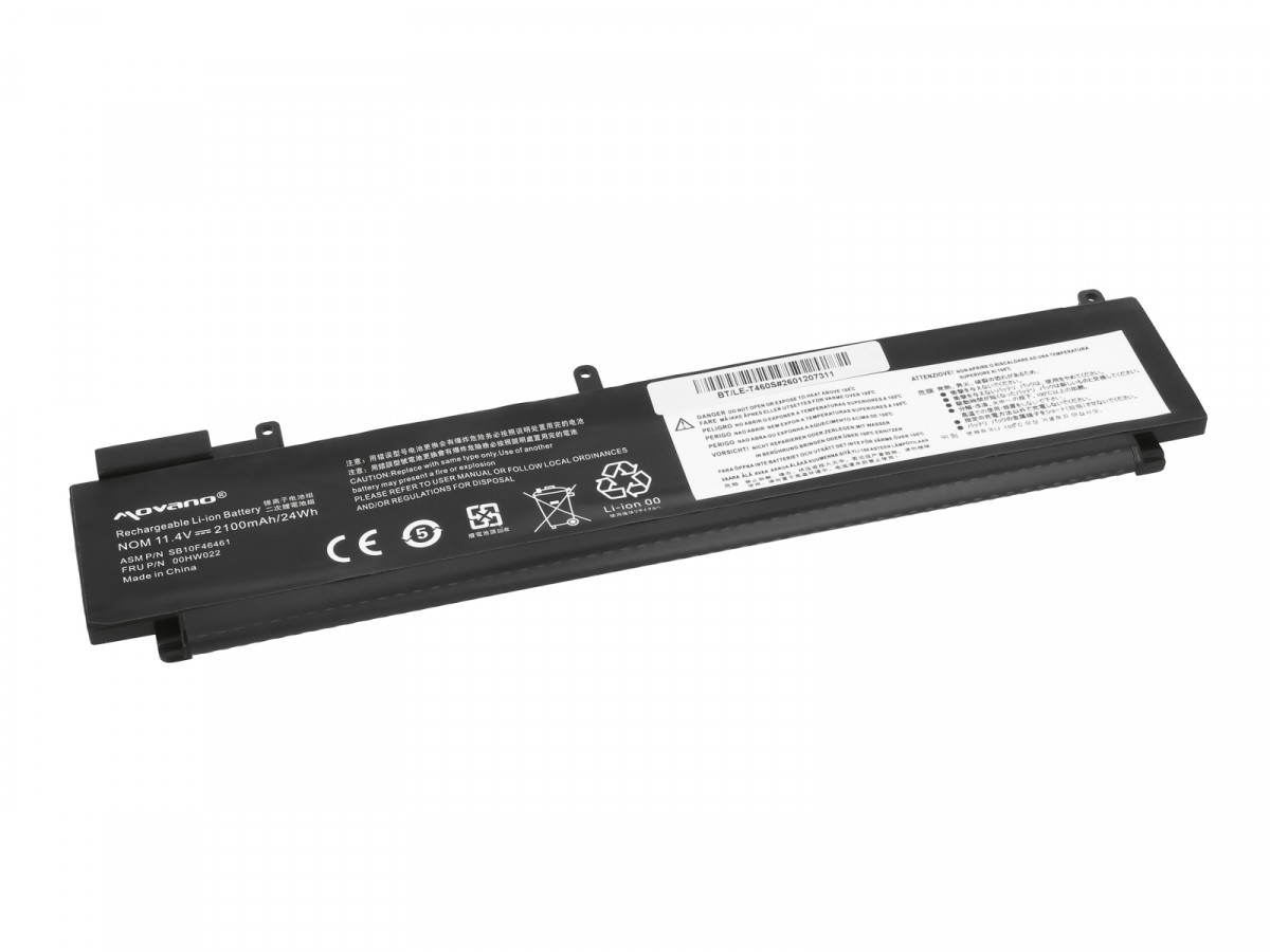Battery L17L3P71 01AV478 for Lenovo Thinkpad T480s - 4650 mAh (54 Wh) - Image 2