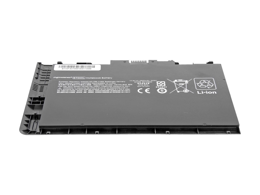 Battery BT04XL for HP EliteBook Folio 9470m 9480m - 3500 mAh (52 Wh) - Image 3