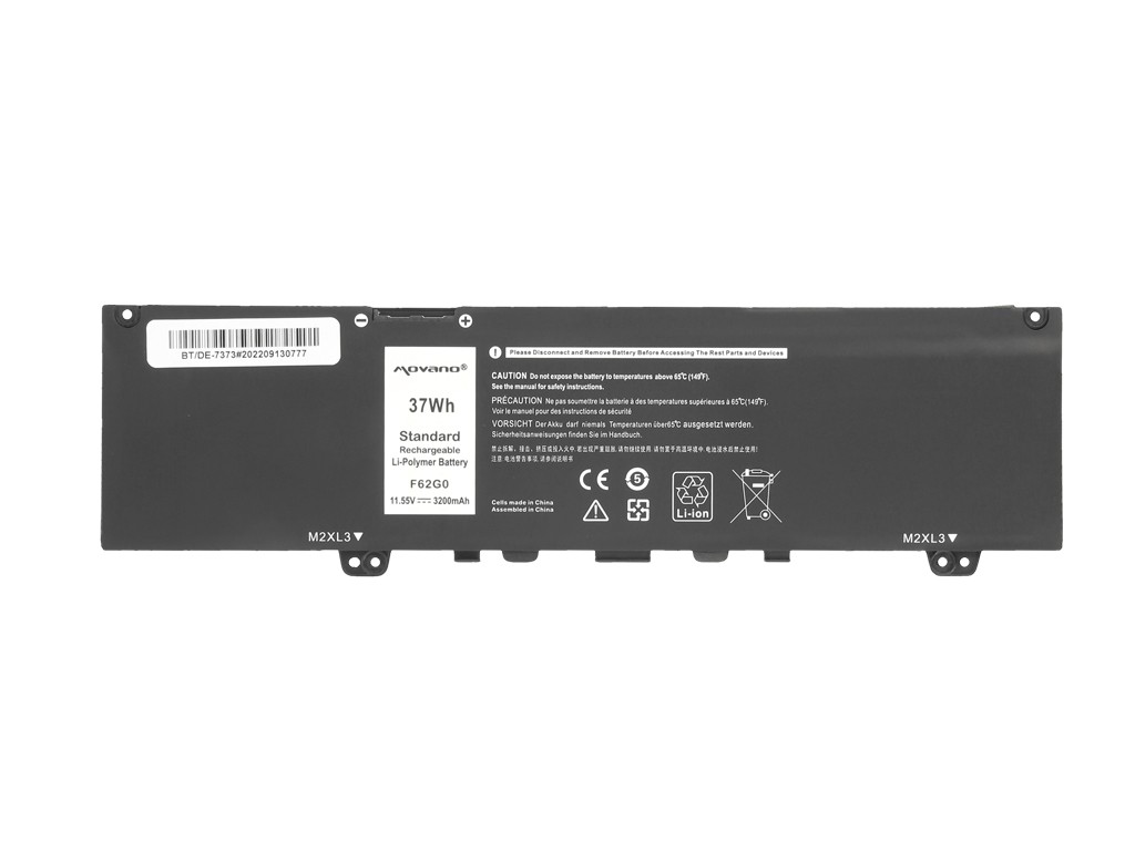 Battery Y5XF9 for Dell Inspiron 13 5370 7373 7386 - 3200 mAh (37 Wh) - Image 5