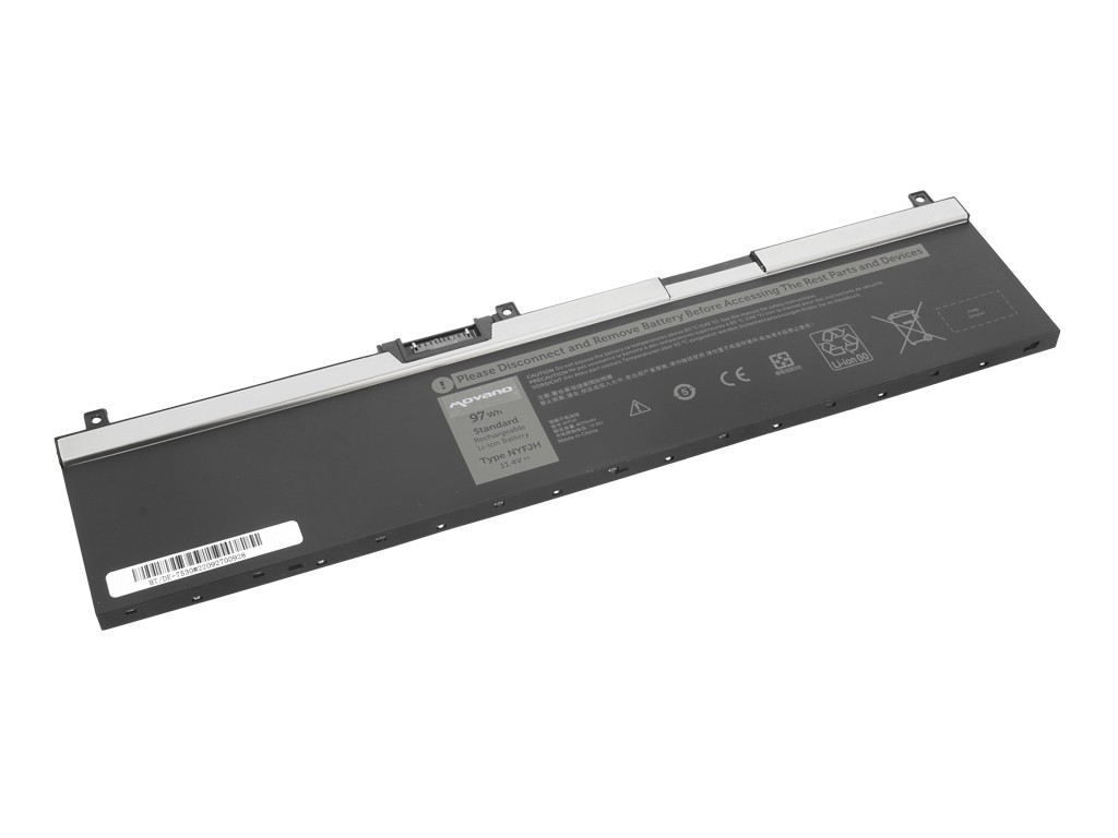 Battery NYFJH for Dell Precision 7530 7540 7740 - 8500 mAh (97 Wh) - Image 2