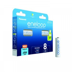 Eneloop Aku. AA 2000 mAh 8 pcs BK-3MCDE/8BE