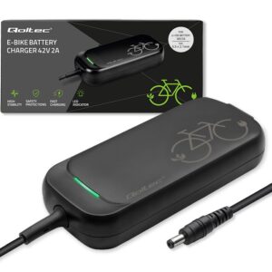 36V Electric Bike & Scooter Charger | 42V Output | 2A | 5.5 × 2.1 mm Connector | Waterproof | Includes Power Cable