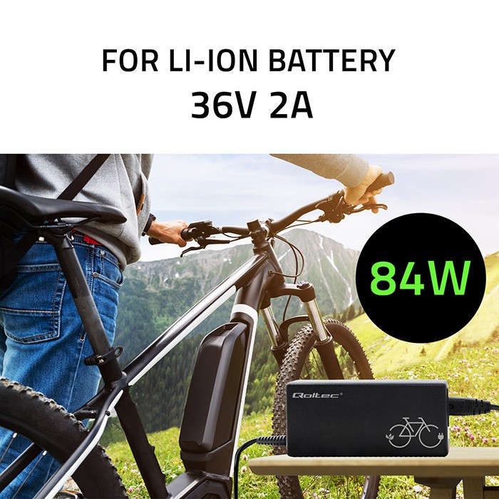 Charger for ebike batteries 36V, 42V, 2A - Image 2