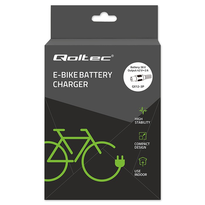 Charger for ebike 36V 42V 2A GX12-3Pin - Image 7