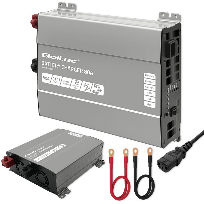 Charger for LiFePO4 AGM GEL SLA batteries 80A - Image 7