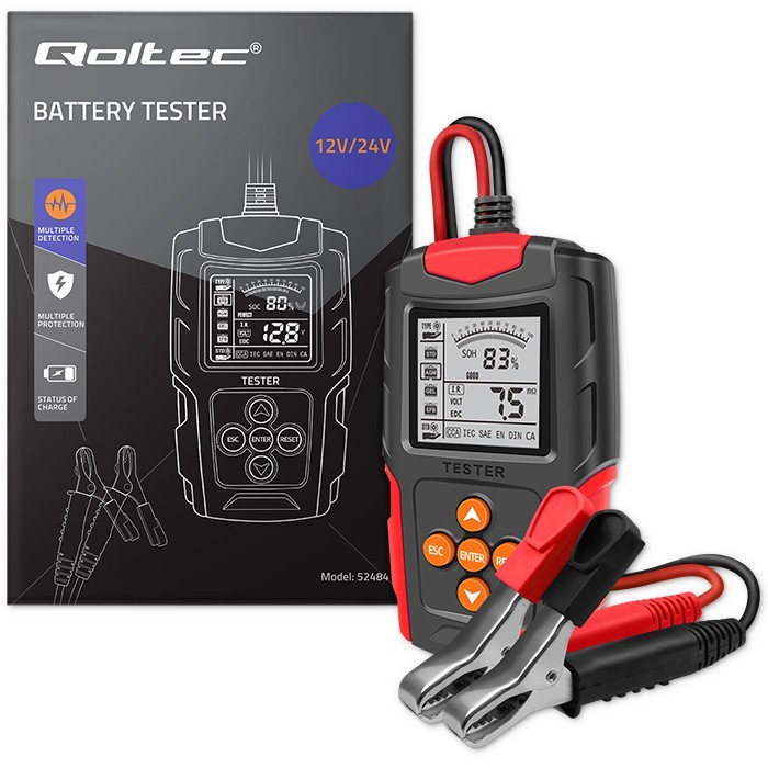 LCD digital battery tester,12V,24V,3-200Ah - Image 4