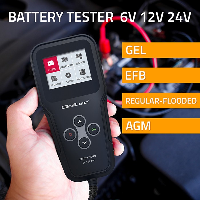 Digital battery analyzer tester 3in1 with LCD 6V - Image 2