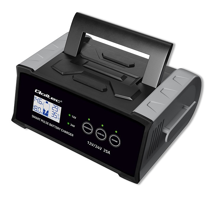 Charger 12V 24V 25A AGM GEL SLA battery LCD - Image 11