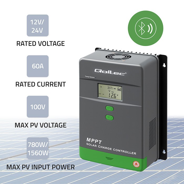 Solar charge controller MPPT 60A 12V24V LCD - Image 2