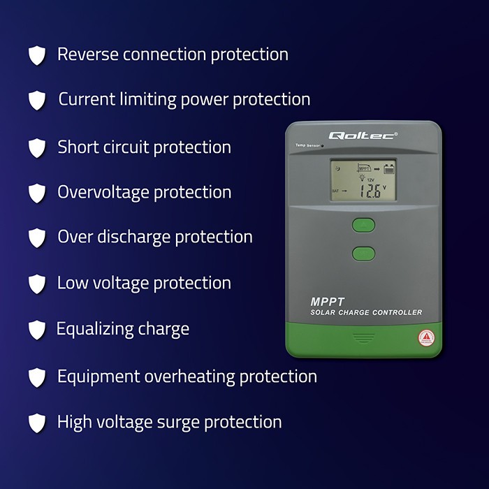Solar charge controller MPPT 60A 12V24V LCD - Image 4
