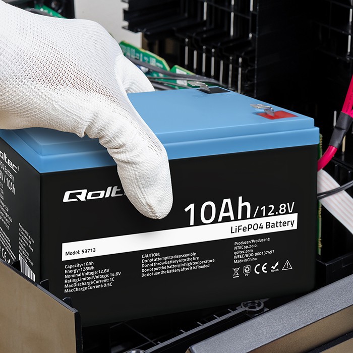LiFePO4 Lithium Iron Phosphate Battery | 12.8V | 10Ah | 128Wh | BMS - Image 4