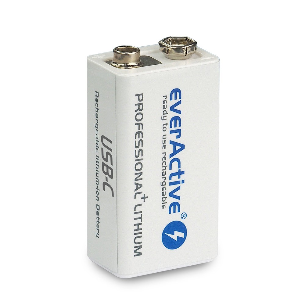 6F22/9V LI-ION BATTERY 550 mAh USB-B - Image 2